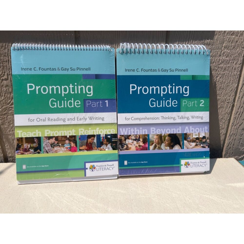 New Bundle Of Fountas and Pinnell Prompting Guides Part 1 & Part 2 Oral Read